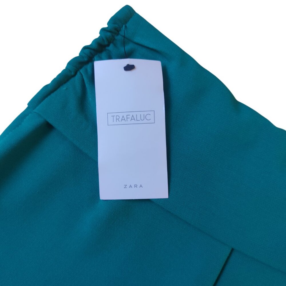 NWT Zara Teal Size Zip Shorts - Picture 7 of 8